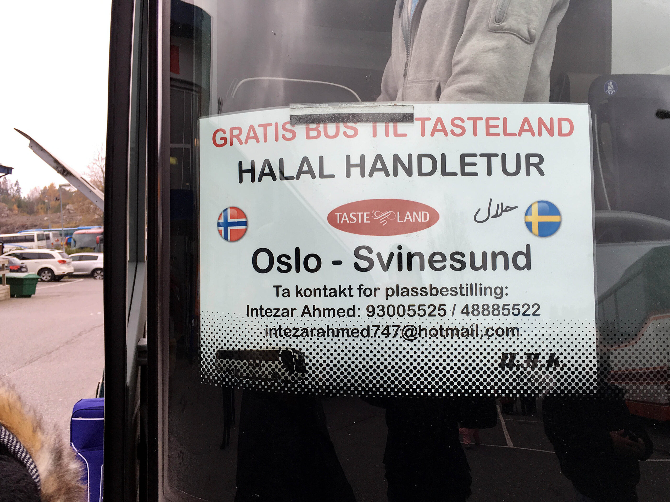 Free ride for halal shoppers to Svinesund.