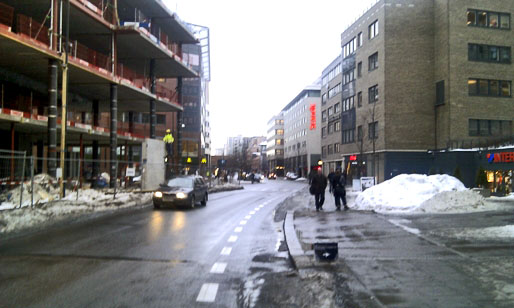 Her i Karenslyst allé blir trolig bomstasjonen snart flyttet. Næringslivet har tapt solid omsetning siden den ble plassert der i 2009.
