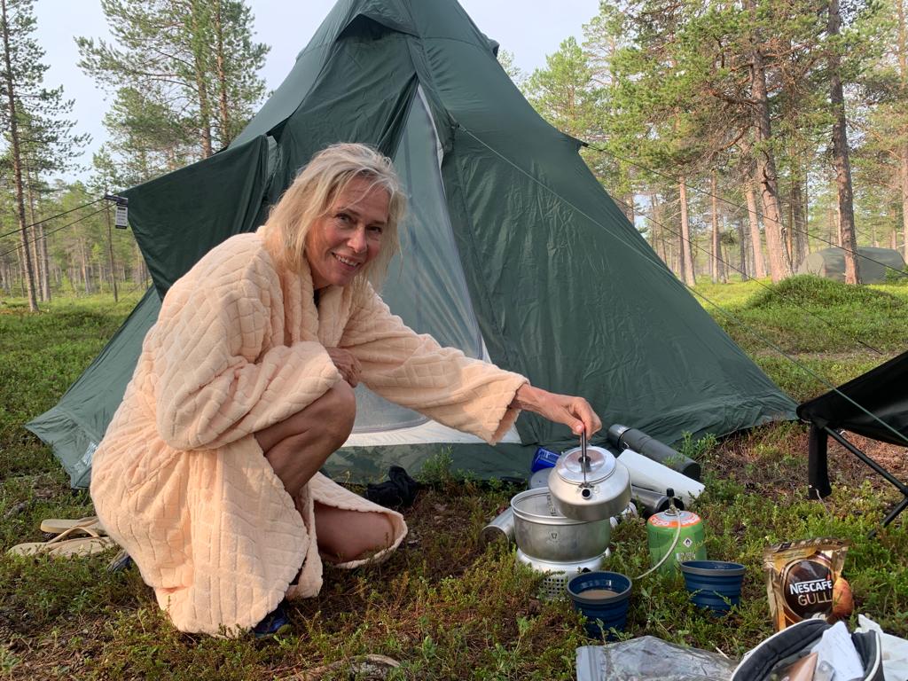 Snart er kaffen klar.