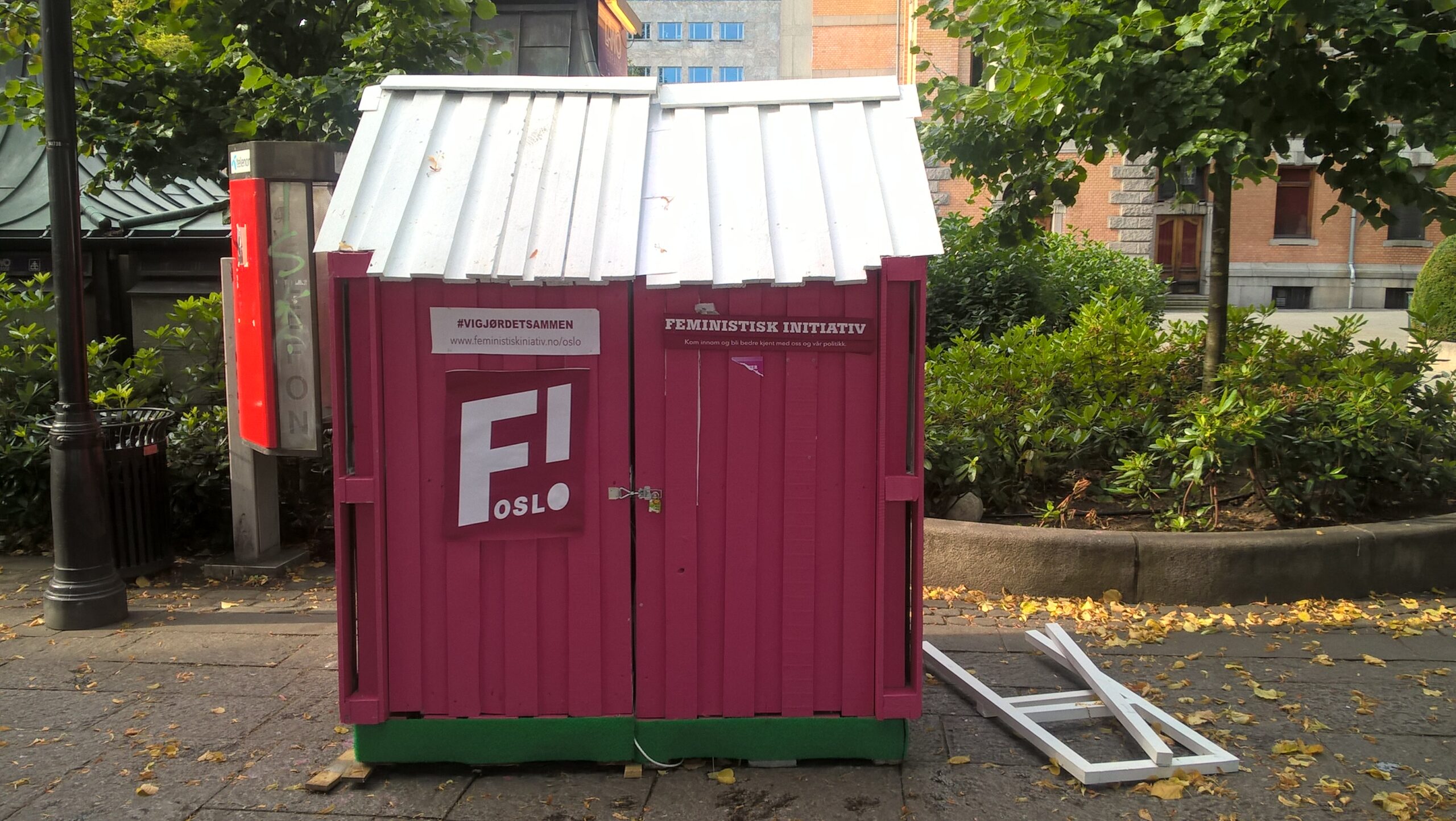 Feministisk initiativ - valgbod 2015. Foto: OBM