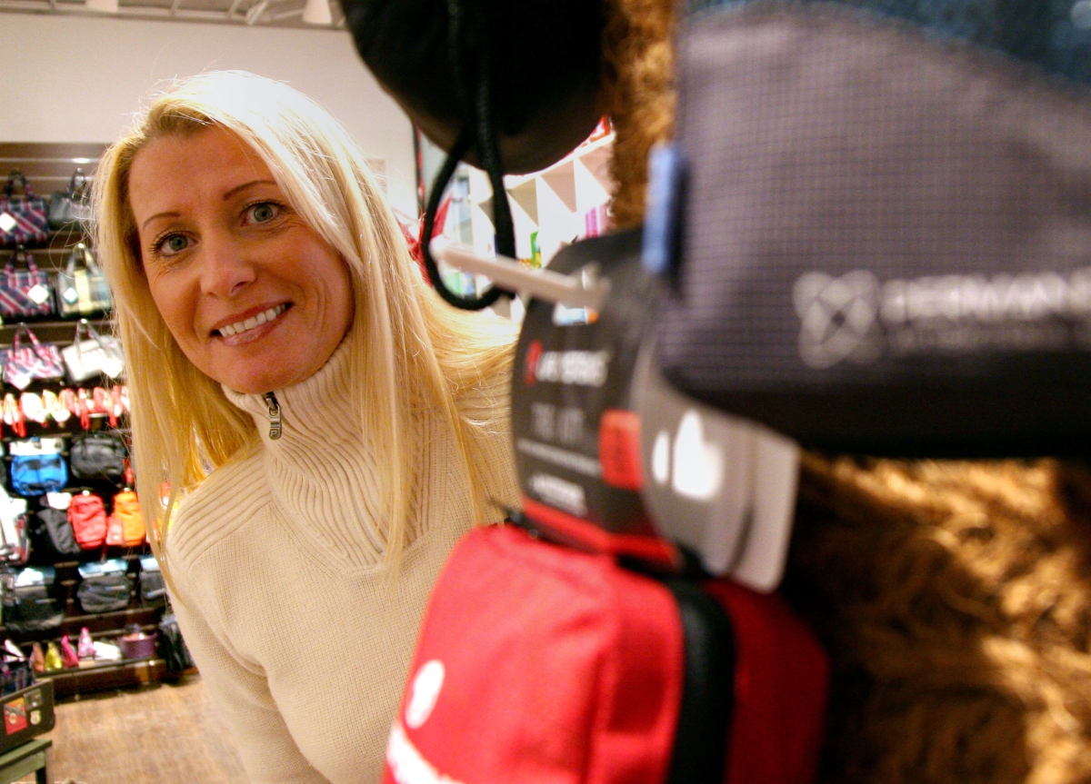 Mette Grimsggaard etablerte Handysize, butikk for reiseeffekter. Foto: Elisabeth Hvitsteen