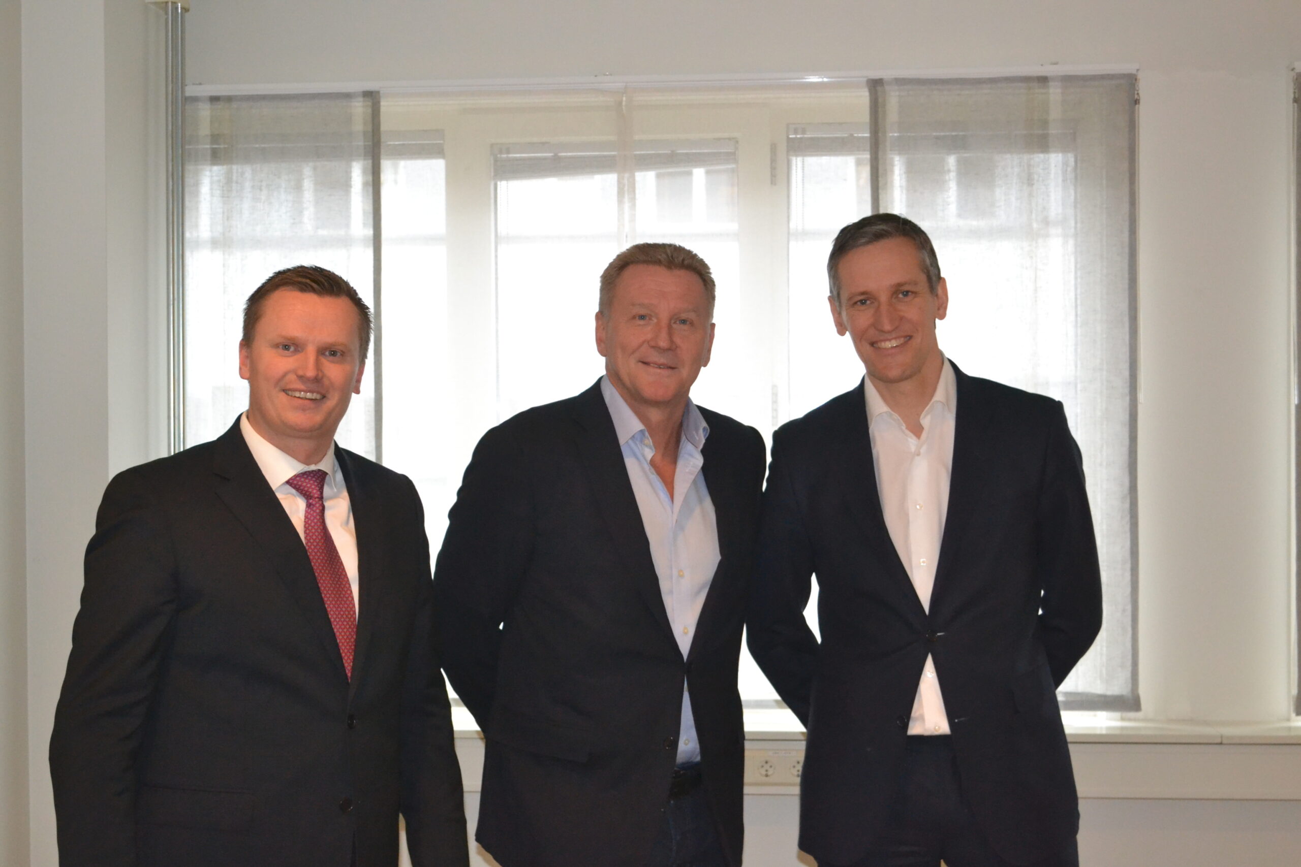 Fra venstre Gunnar Jacobsen, Kistefos  - Thore Berthelsen,Phonero - Christian Melby,Norvestor