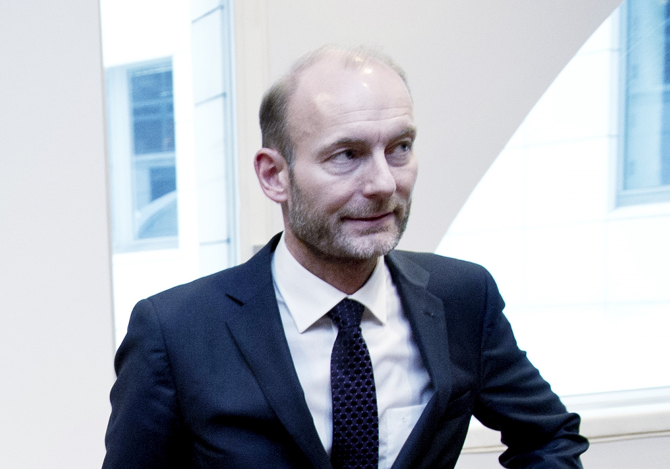 Fritt Ord-sjef Knut Olav Åmås satser 30 millioner kroner på journalistiske prosjekter. De første fem millionene ble fordelt i februar 2015. Foto: Gorm K. Gaare.