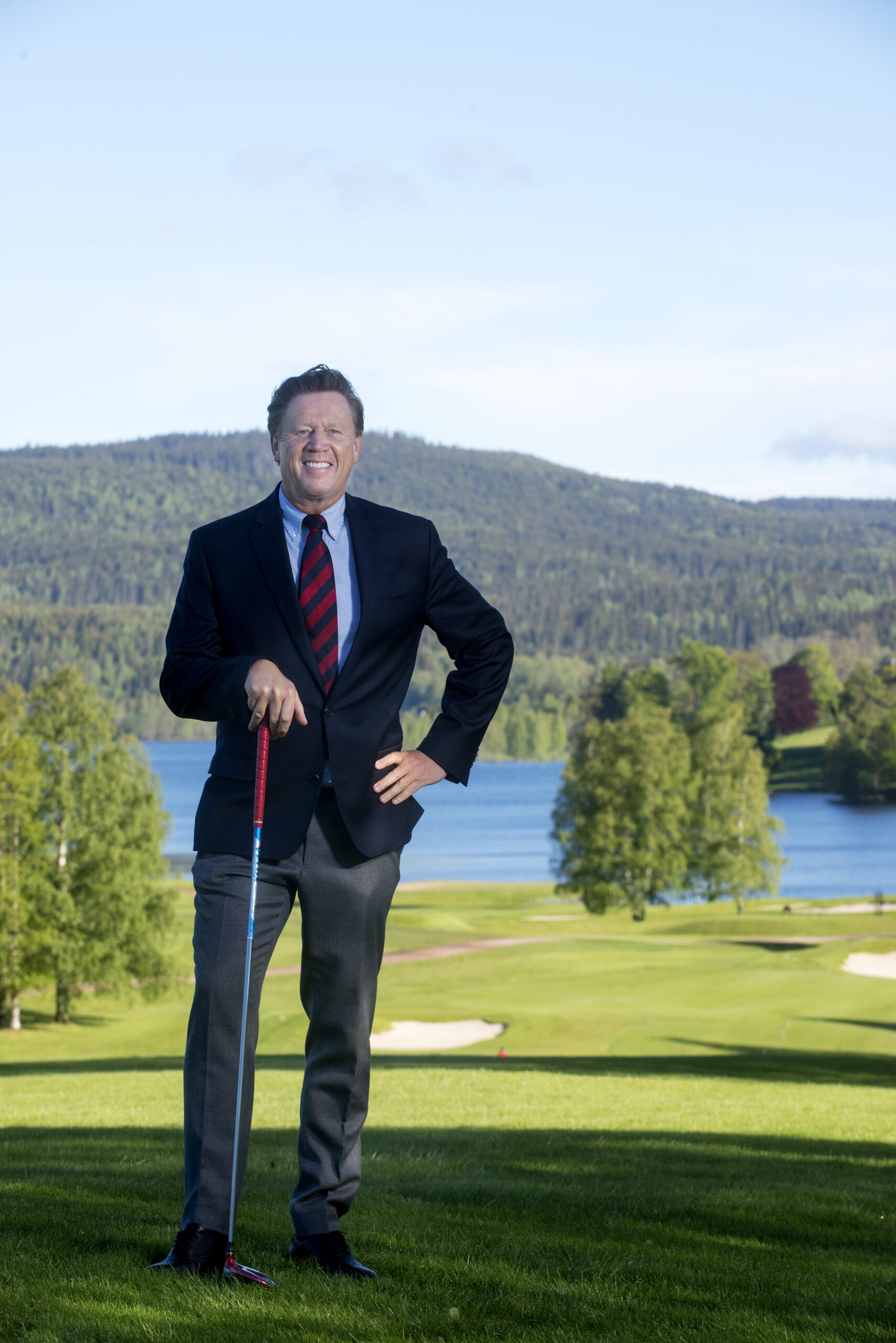 Geir Olav Killingstad: Fra bandykølle i Mjøndalen til golfkølle i verdenseliten.   Foto: Gorm K. Gaare.