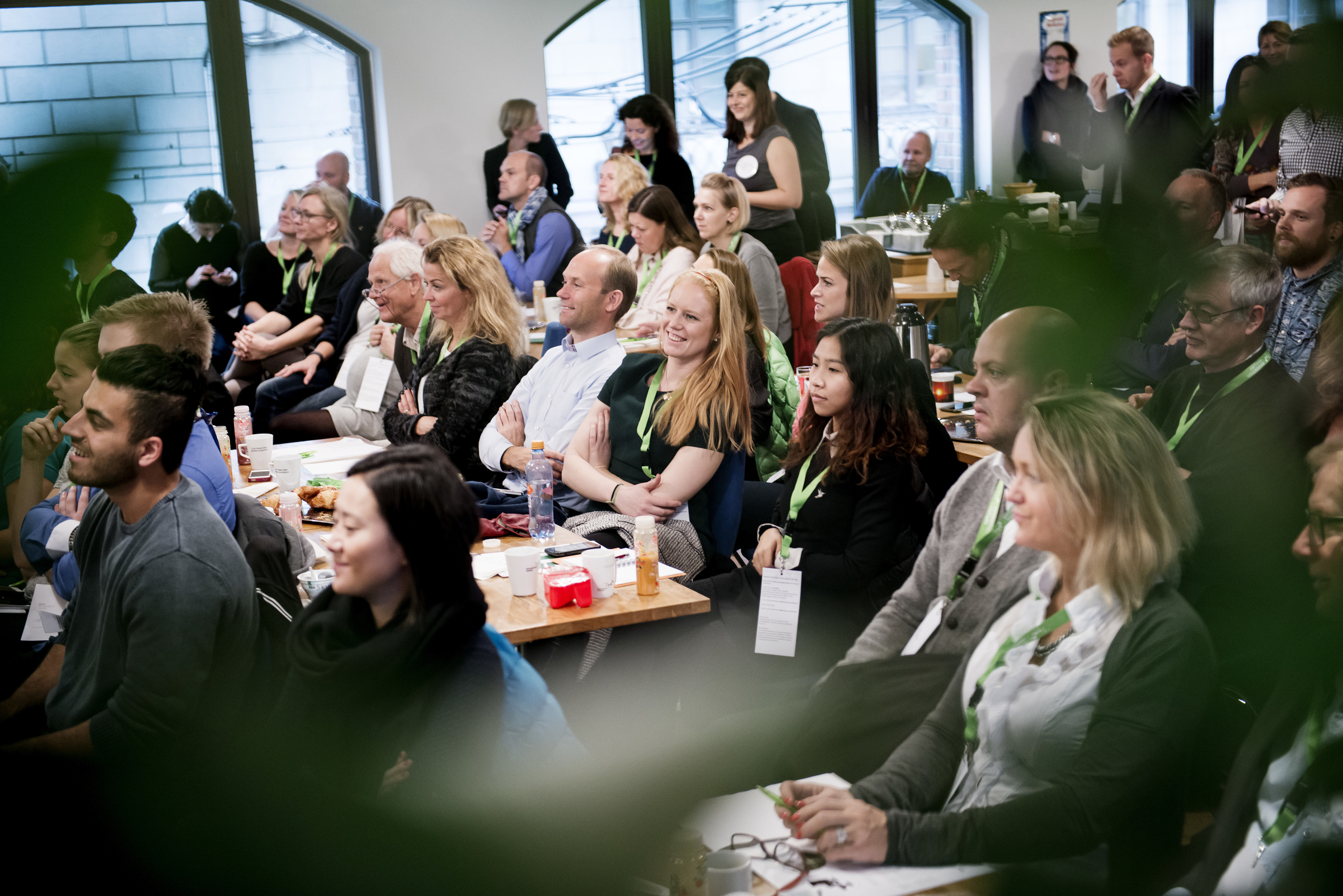 Stadig flere slutter seg til bølgen av oslogründere. Stadig nye møteplasser tas i bruk. Her fra "startupscenens" mekka, Oslo Innovation Week. Foto: Gorm K. Gaare.