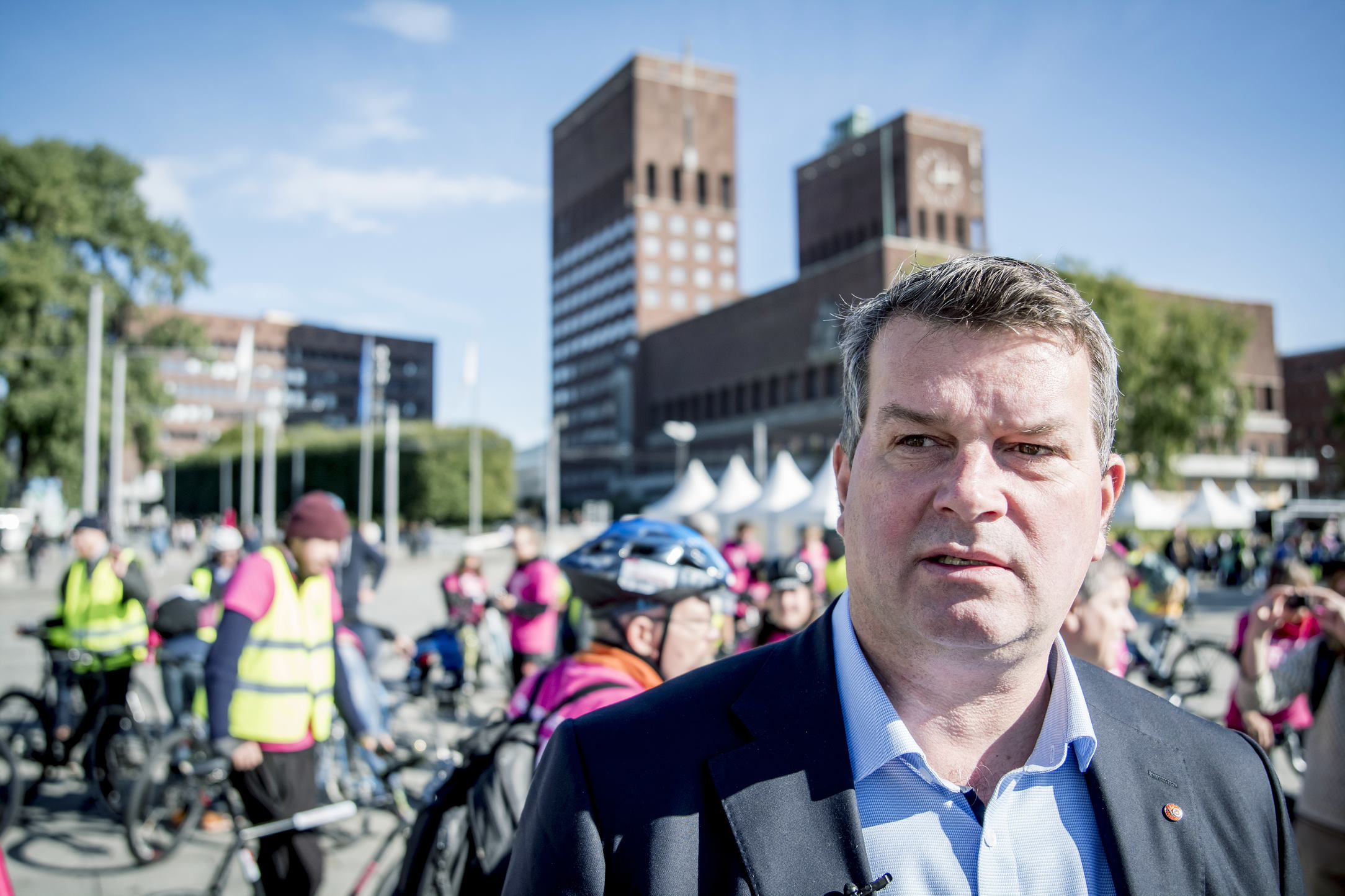 LO-leder Hans-Christian Gabrielsen døde 53 år gammel, 9. mars 2021. Foto: Gorm K. Gaare.