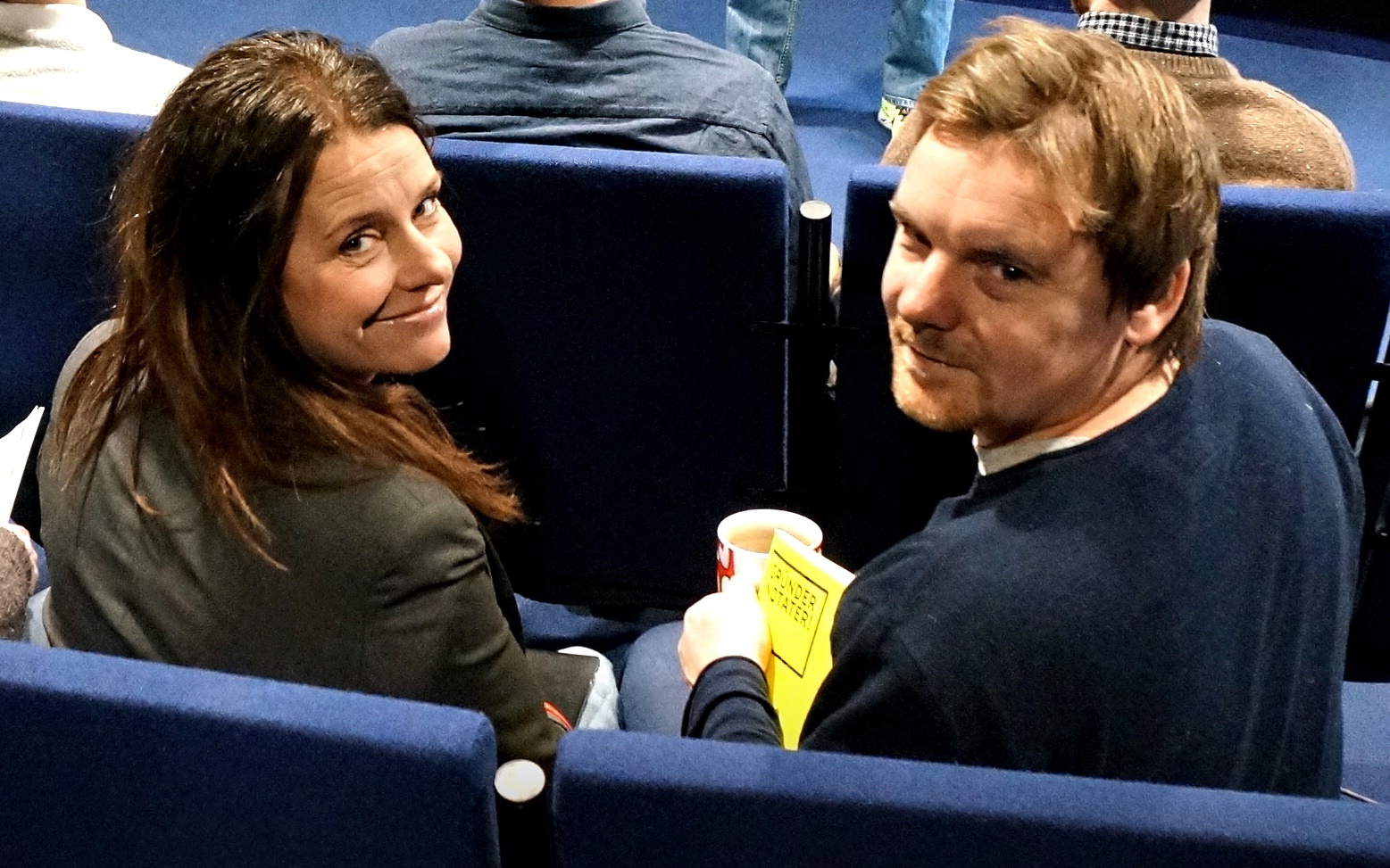 Daglig leder/kone Anne Kristien R. Grude (tv) og styreleder/ektemann Erik Platou Lundquist i Socialboards AS deler også gründerkontoret i StartupLab, Forskningsparken.