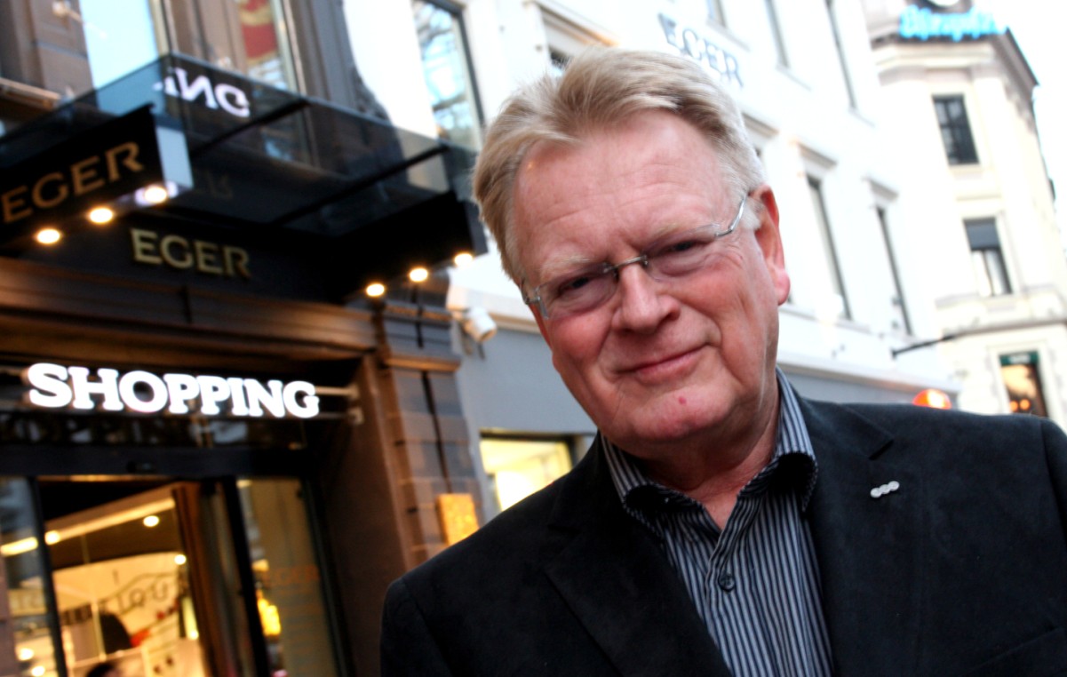Julehandelen i Oslo og Akershus økte i år med fem-seks prosent, ifølge leder i Oslo Handelstands Forening, Gunnar Larsen. Foto: Elisabeth Hvitsten.