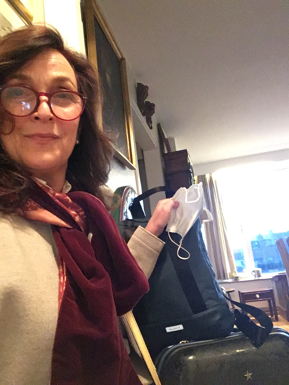 Kristin Flood har reist distansen Venezia-Oslo i årevis. Nå byr turen på noen ekstra utfordringer. Foto: Selfie.