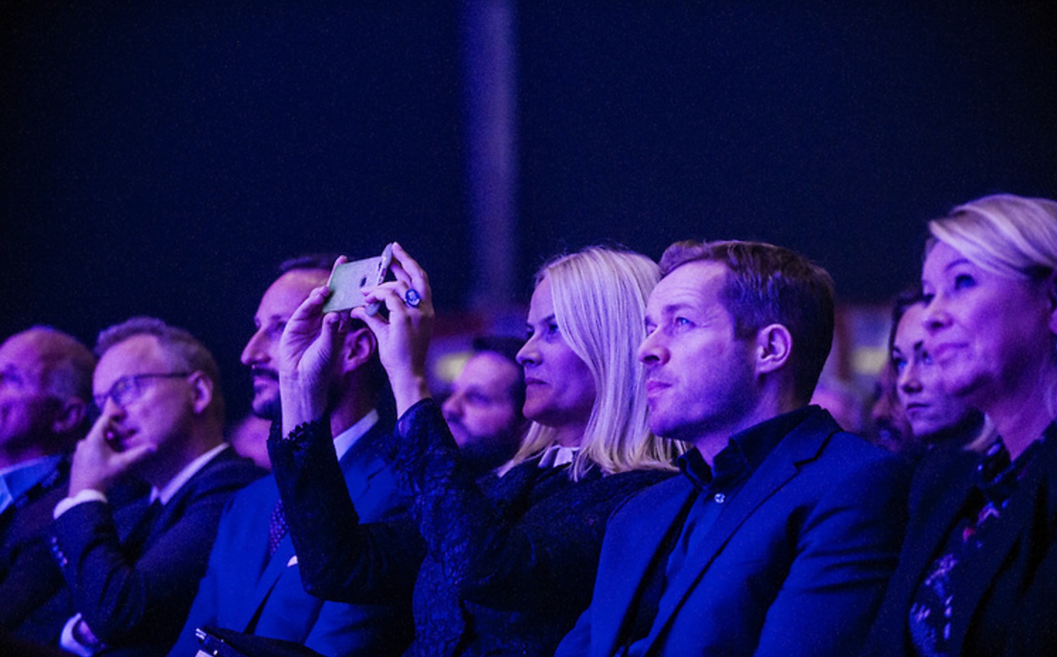 Oppdatert 17. oktober 2016: Fortsatt ingen gründer på første rad da Oslo Innovation Week 2016 åpnet i skatehallen på Filipstad. Foto: Gorm K. Gaare