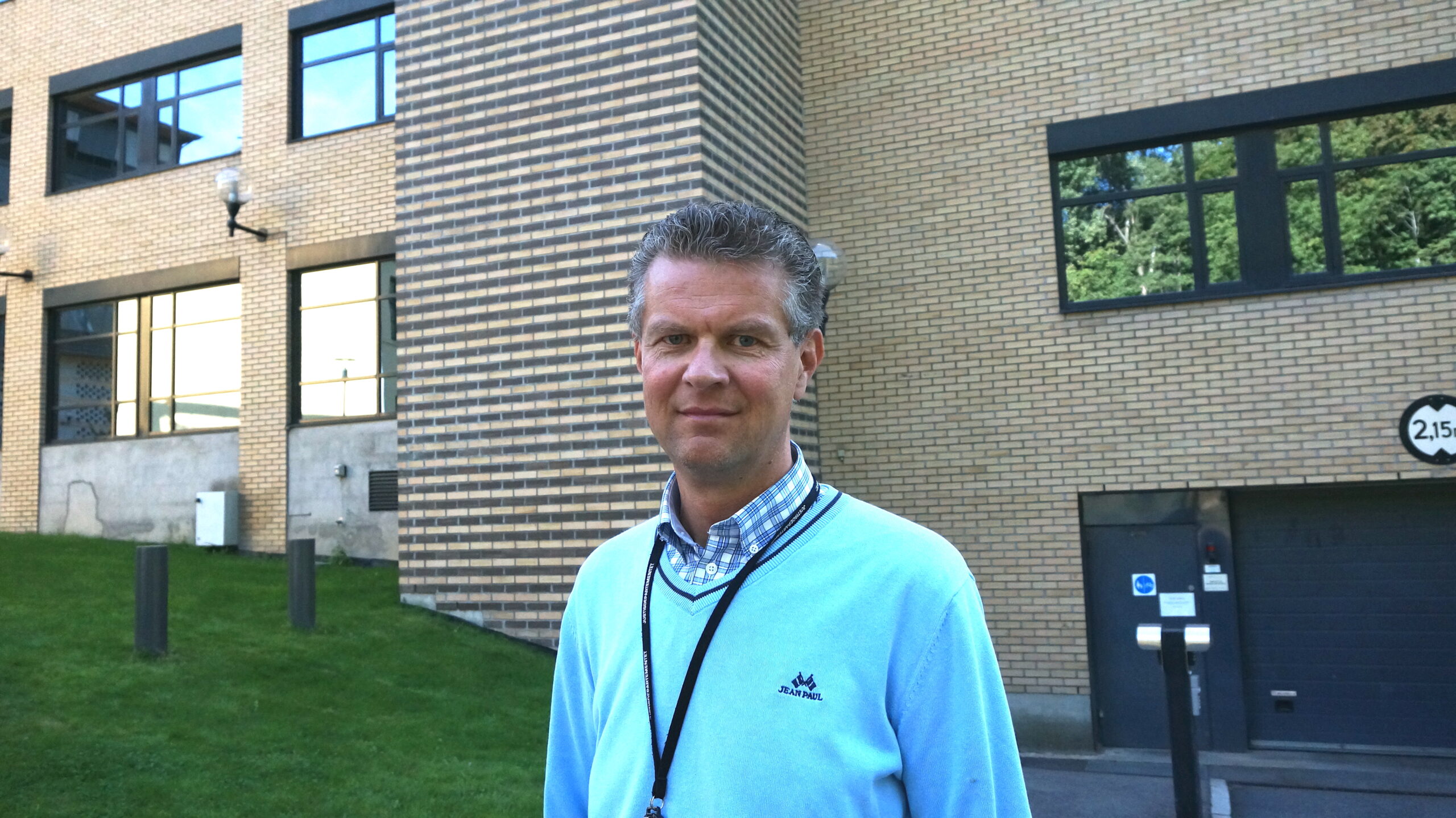 Magne Winnem er tillitsvalgt i Justisdepartementet - han er spent på det nye regjeringskvartalet.  Foto: OBM.