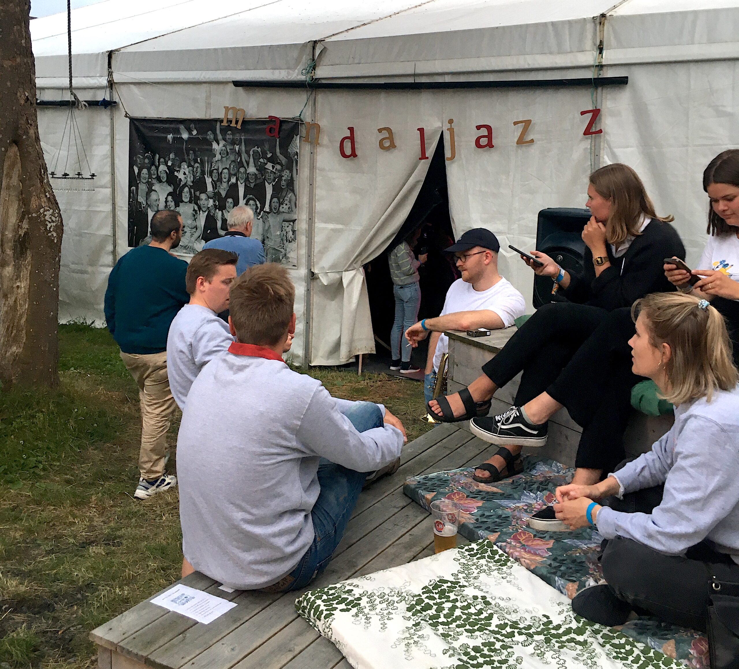 Verdens triveligste jazzfestival.  Den finner du i Mandal!  FOTO: TELLEF ØGRIM.
