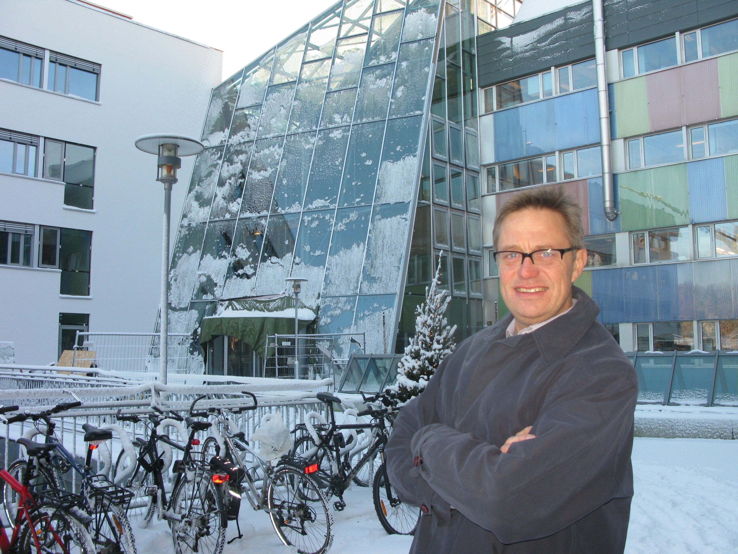 Administrerende direktør Karl Christian Agerup ønsker 60-80 av Oslos fremste gründertalenter velkommen til splitter nye og kule, men rimelige lokaler i nyetablerte FP Start-up