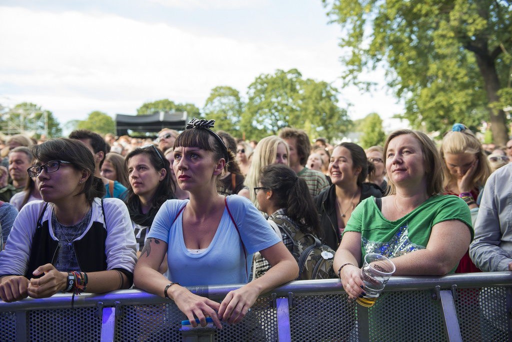 Øyafestivalen 2015 fikk besøk av mange journalister og bloggere. Foto: Øyvafestivalen