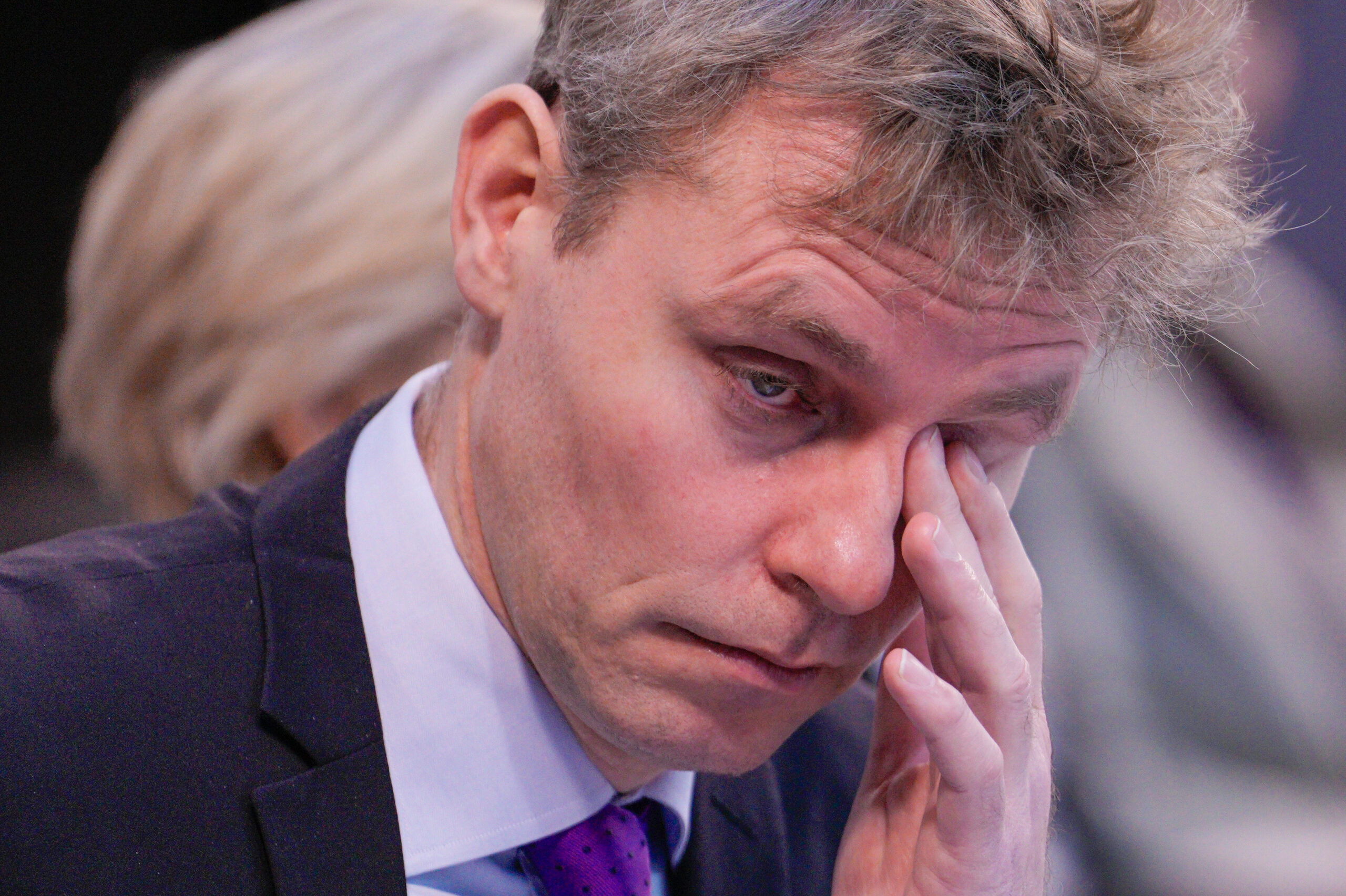 Forskings- og høgare utdanningsminister Ola Borten Moe (Sp) trekte seg etter å ha handla våpenaksjar medan han var minister. Foto: Javad Parsa / NTB/NPK