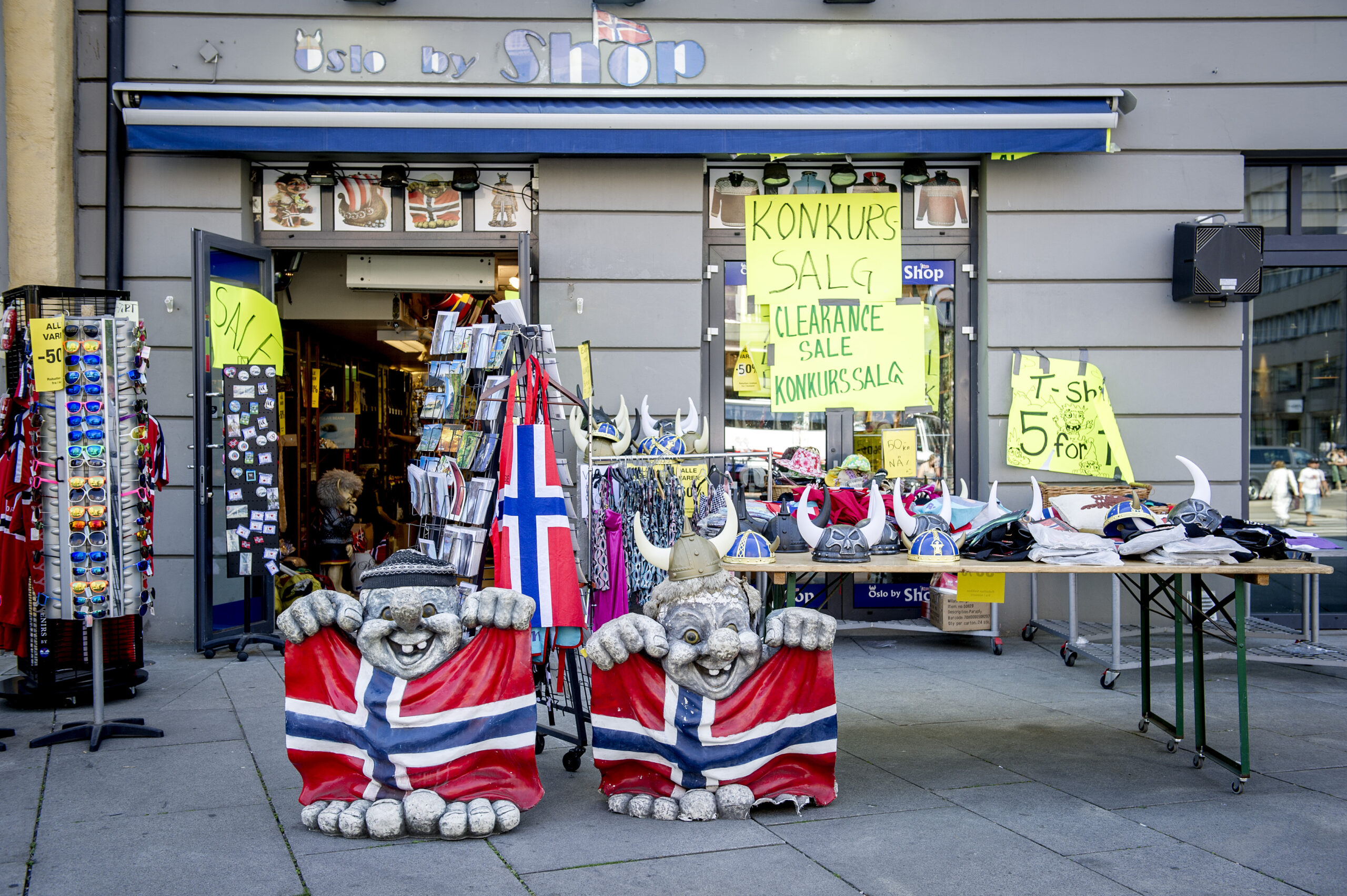 Oslo By Shop er en av de 1100 oslobedriftene som ble begjært konkurs i 2015. Foto: Gorm K. Gaare.