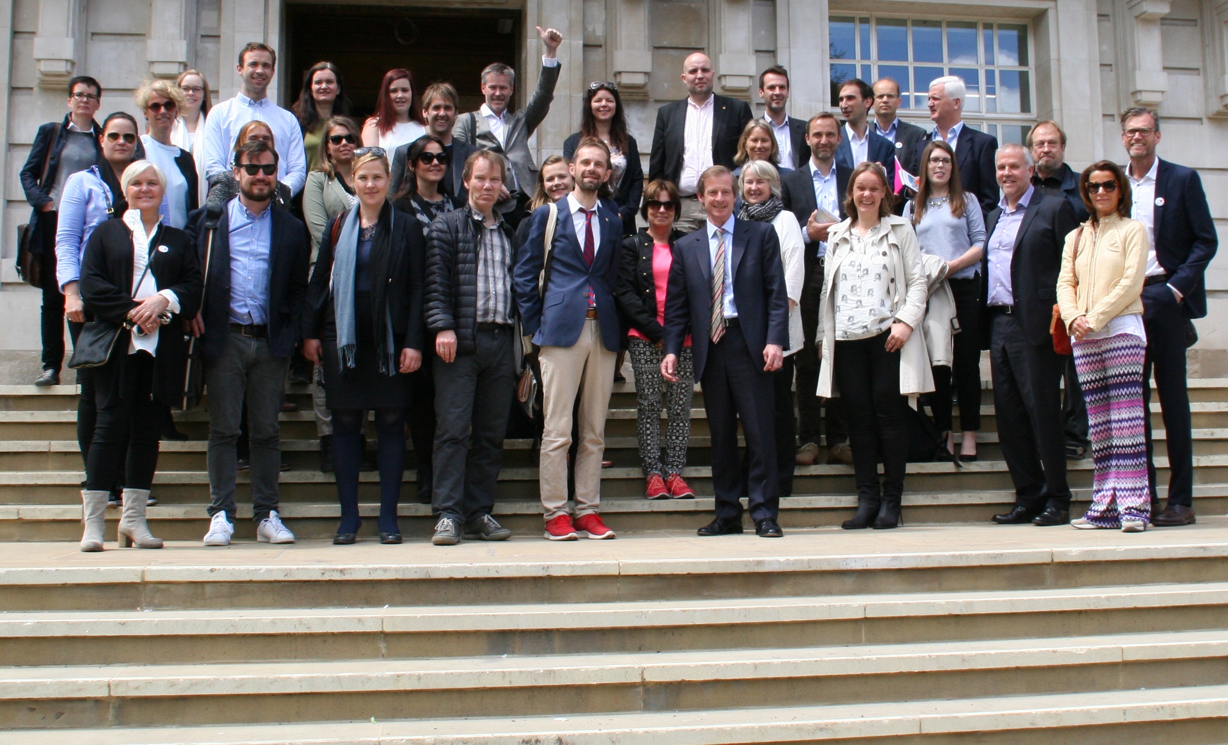 Cllr Sade Etti, The Speaker of Hackney, is overwhelmed and excited to see such a large delegation from Oslo visiting the borough.