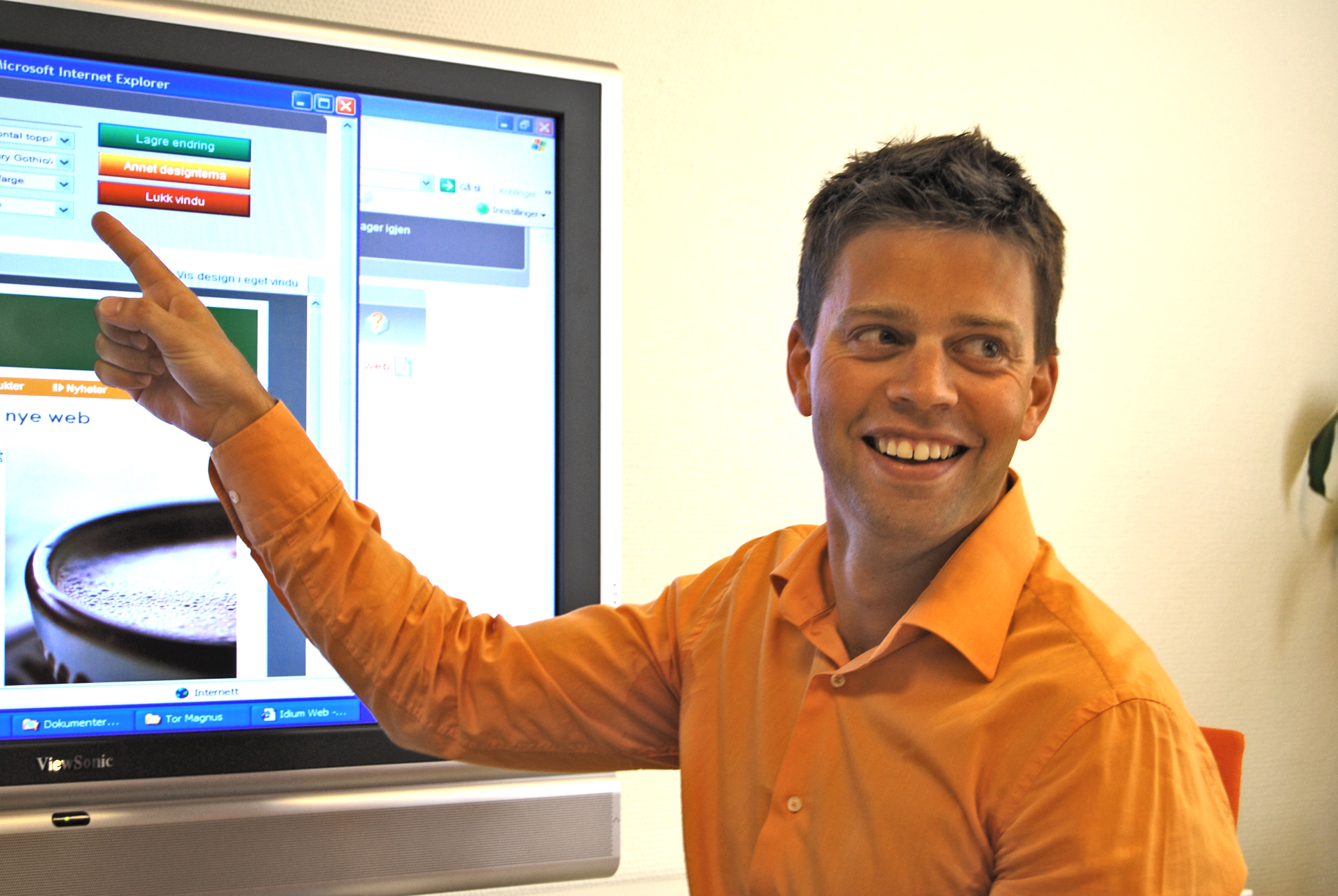 Idium-grunder Tor Magnus Koflaath holder fast på kombinasjonen teknologi og salg etter 11 års opptur. Foto: Tellef Øgrim
