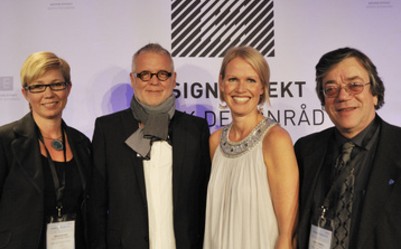 Mest lønnsom. Tone Elise Steig fra Strømme Throndsen Design (f.v.), Bjørn Rybakken fra Tangram Design og Inki Annweiler fra Mission Design kapret de tre øverste plassene på ligatabellen til Skule Storheill og Norsk Designråd. Foto: Erlend Sæteren