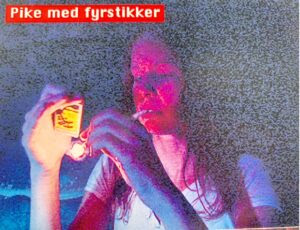 Piken med fyrstikkene i regi av meg og Rusmiddeldirektoratet. Alle foto: Rune Venjar