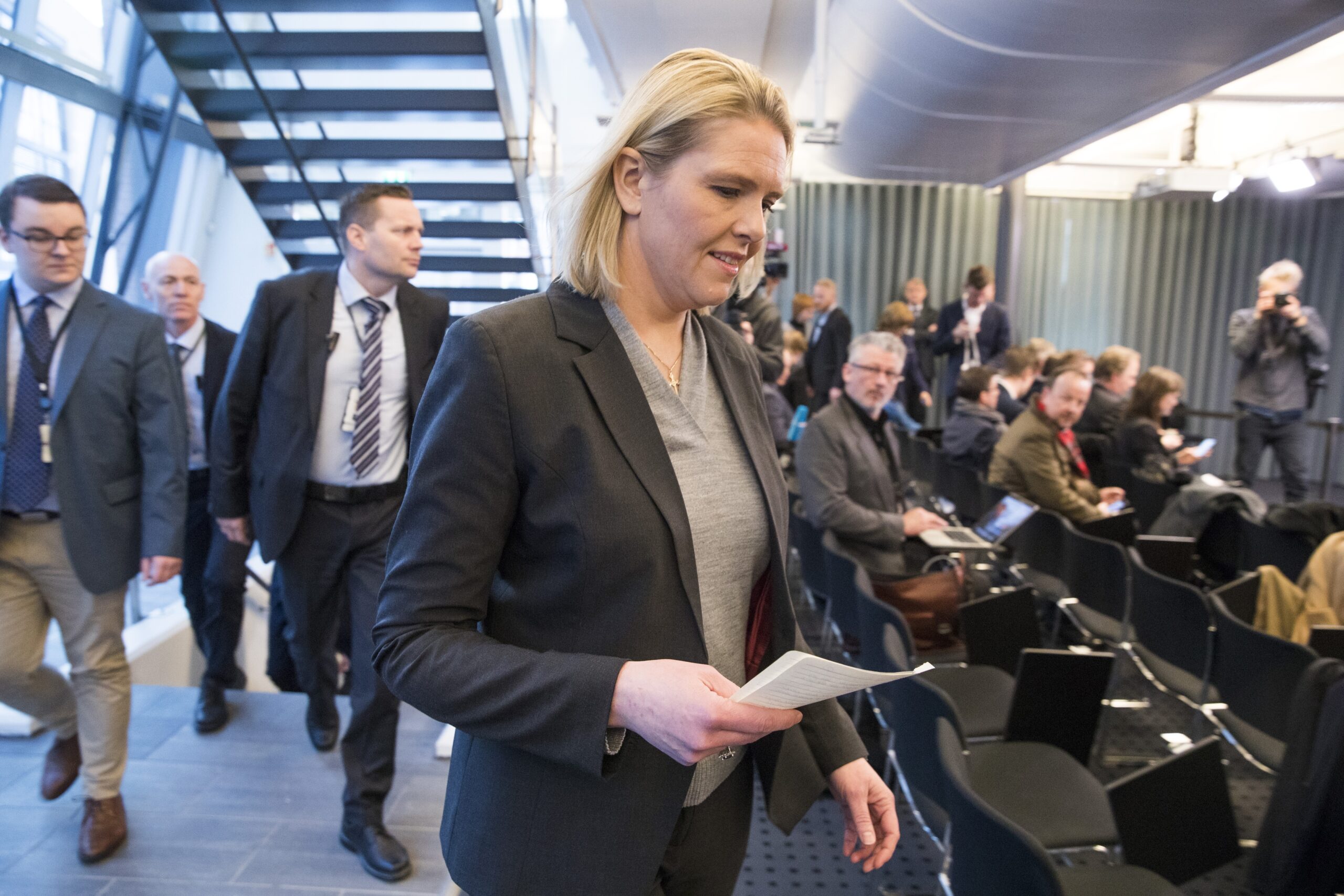 Sylvi Listhaug gjekk av som justisminister etter eit mykje omtalt Facebook-innlegg. Foto: Håkon Mosvold Larsen / NTB/NPK