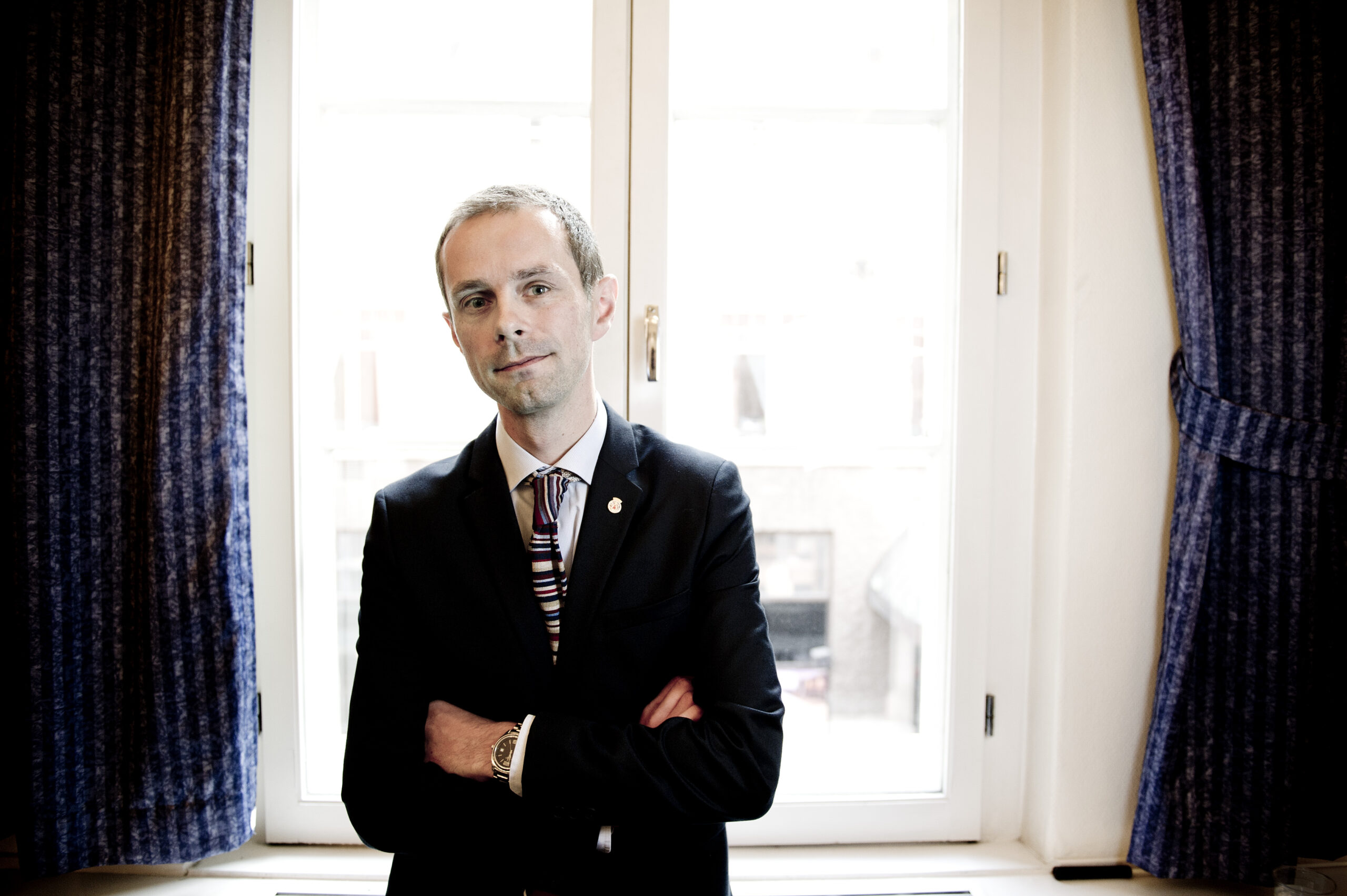 Kommunalråd for næring i Oslo kommune, Hallstein Braaten Bjercke var i møte om Startup lab. Resultat: Ikke en øre fra kommunen til den nye gründergarasjen i Forskningsparken. Foto: Gorm K. Gaare
