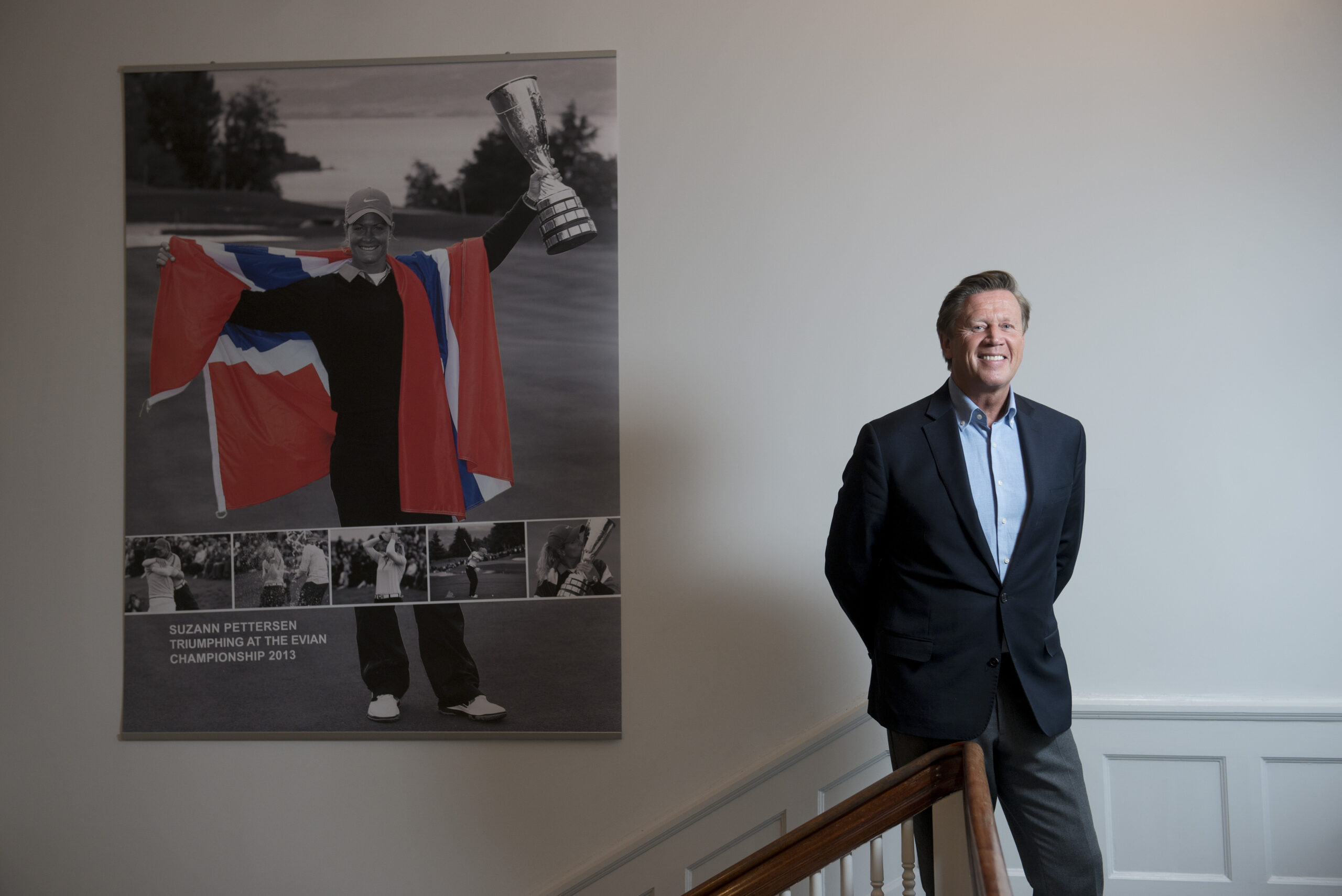 Geir-Olav Killingstad, manager for Tutta: Også Innovasjon Norge har omfavnet vårt golfess som samarbeidspartner og nå er Tutta en viktig selger av turistlandet Norge rundt om i verden. Senest i slutten av mai var hun i Lofoten med CNN og seks-syv av verdens ledende golfblader på slep. Foto: Gorm K. Gaare