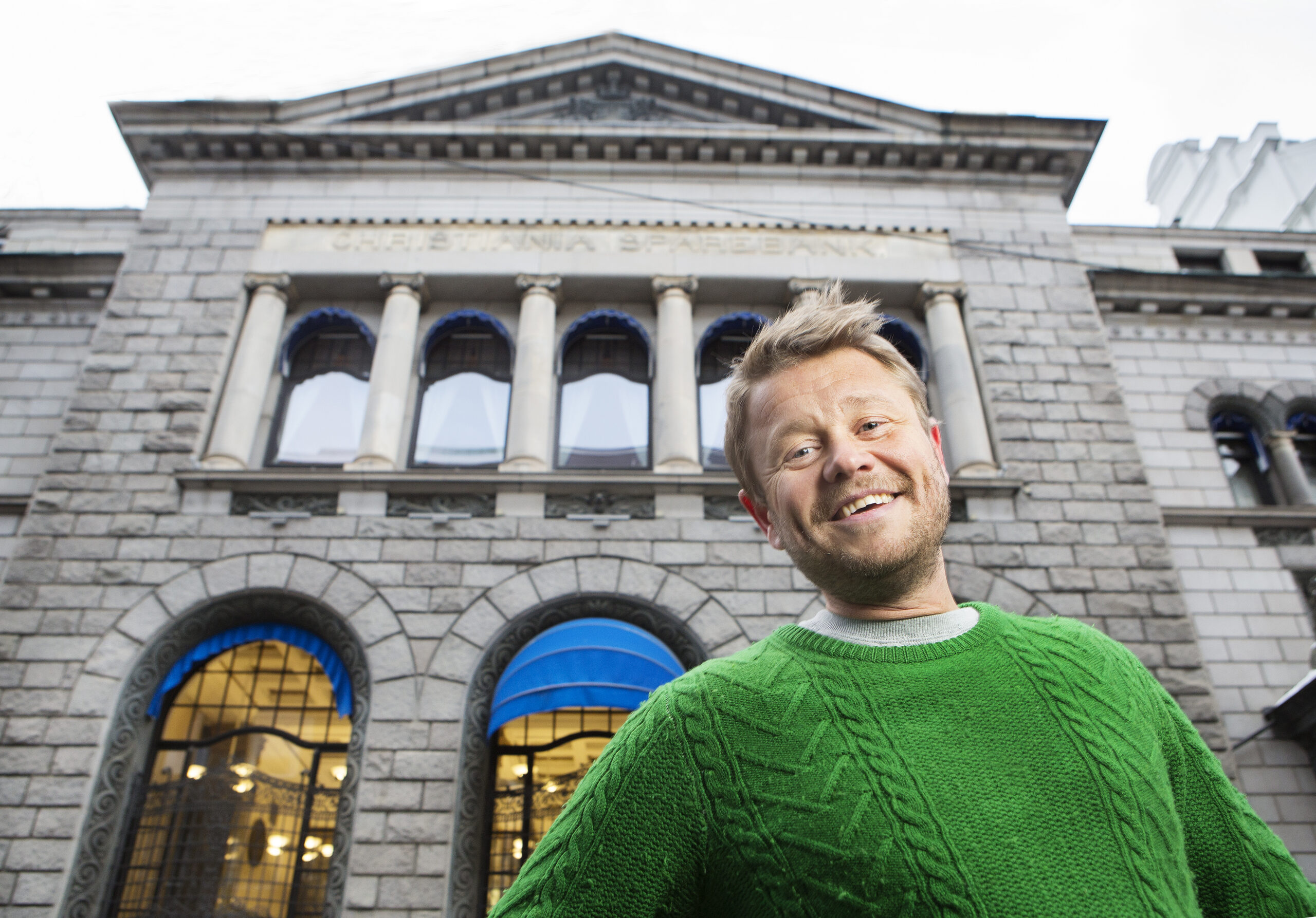 Martin Revheim leder Sparebankstiftelsens arbeid med kulturhuset Sentralen - fra mai i Skippergata 22 (foto under). Fotos: Sparebank- stiftelsen og Infill