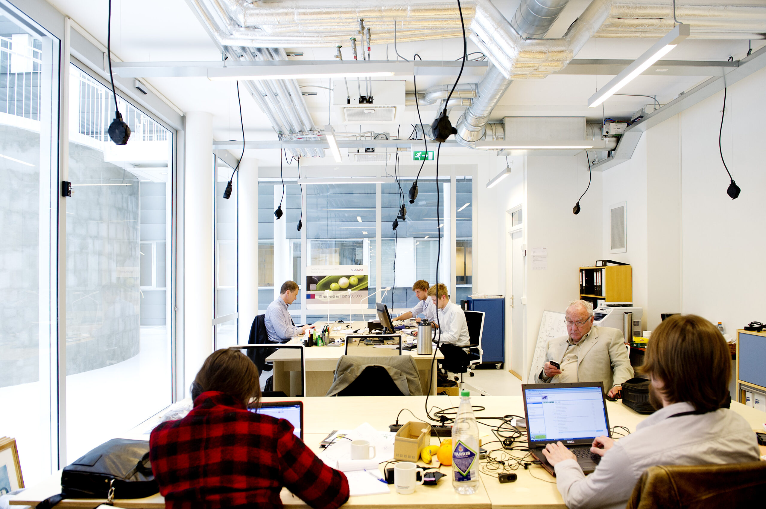 Fra kontorene i StartupLab i Forskningsparken.  Foto: Gorm . Gaare
