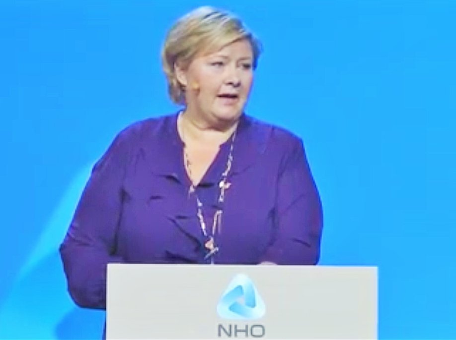 Erna Solberg fikk twitterrespons da hun sa at kunnskapsminister Torbjørn Røe Isaksen på kurs i brøkregning. Foto: